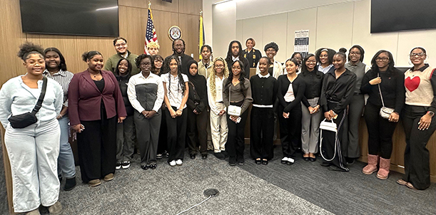 Cass Tech Pathways to Law Club visits Third Circuit Court and Judge Baker-Robinson
