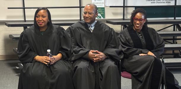 Judges take part in March is Reading Month
