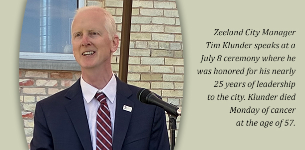 City Manager Klunder Dies at 57